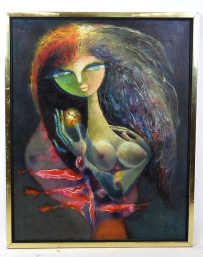 René MARGOTTON (1915-2009) : Éclosion merveille...