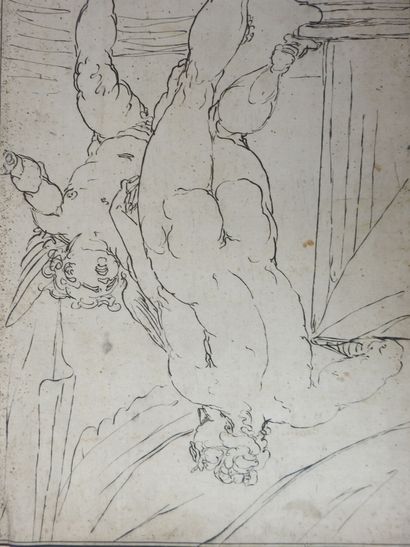 Johann Gottlieb PRESTEL (1739-1808). Homme...