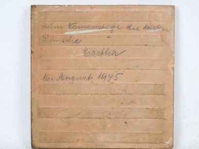 20th century FRENCH school. Portrait of a...