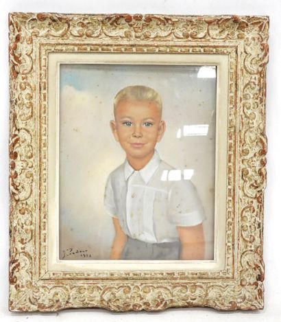 Guy SÉRADOUR (1922-2007) : Portrait d'enfant...