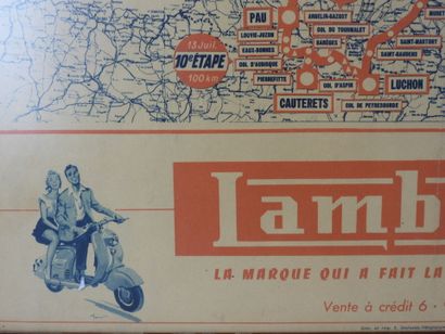 AFFICHE PUBLICITAIRE : Tour de France 1953....