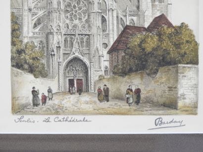 BARDAY (XXth). Chenonceaux - Senlis, the...