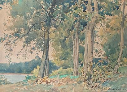 PAUL-ÉMILE LECOMTE (1877-1950) Peintre officiel...