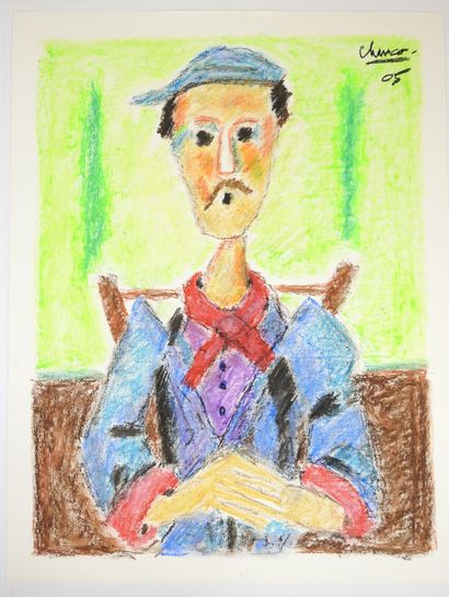 Roland CHANCO (1914-2017): Zéphyrin. Dessin...