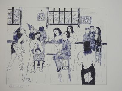 Roland CHANCO (1914-2017): Séance de Dessin....
