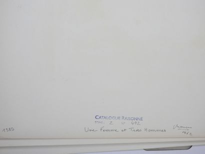 Roland CHANCO (1914-2017): Une Femme et Trois...