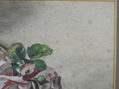 20th century FRENCH school. Still life with...