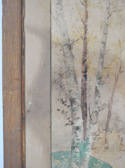 S. TOBIEMIO (20th). Nature landscape with...
