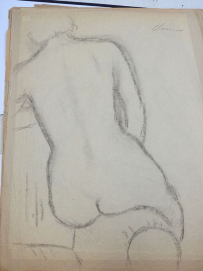 Roland CHANCO (1914-2017): Nu au Fauteuil....