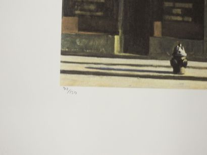 Edward HOPPER (1882 - 1967) d'après: Sunday...