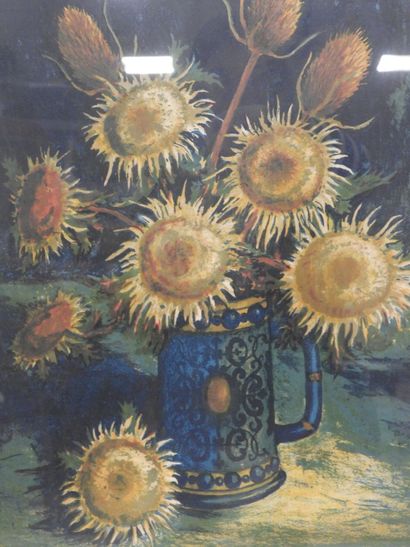 Horst Billstein (1939-1998): Sunflowers....