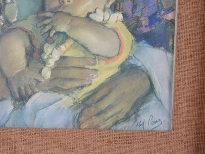 Abel PANN (1883-1963), d'après : Maternité....