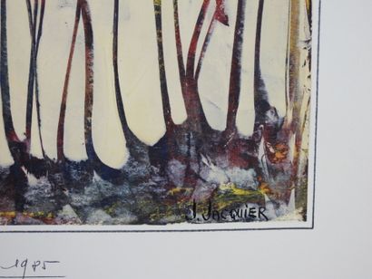 Jacqueline Jacquier (1930-2020) : Paysage....