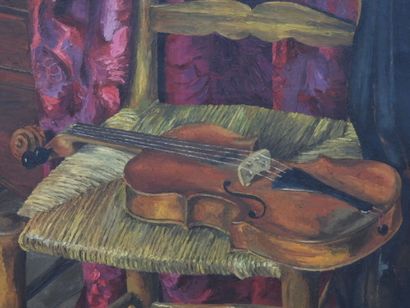 Germain DELATOUSCHE (1898-1966) : Le vieux...