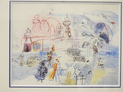 D'après Raoul DUFY (1877-1953), : Deux reproductions...