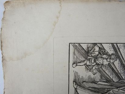 QUATRE OEUVRES en feuille dont : - Albrecht...