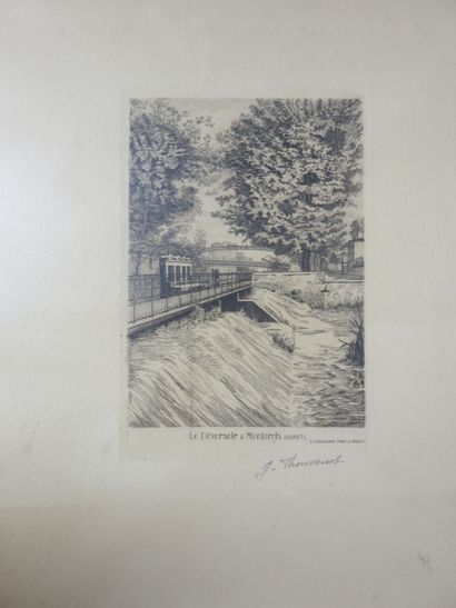 ALBUM comprenant environ 25 gravures, dessins...