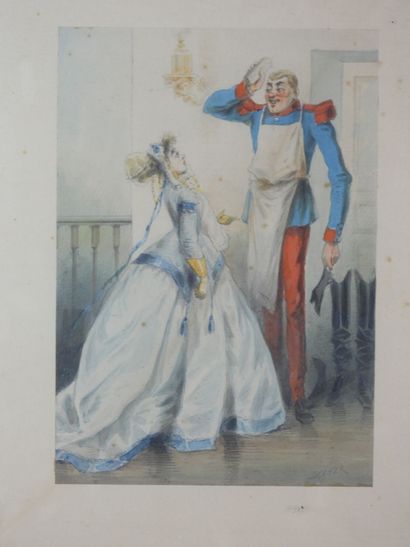 Jules Renard DRANER (1833-1926) : Caricatured...