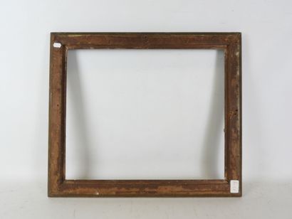 CADRE NU en bois et stuc doré. 47 x 54,5...