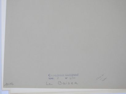 Roland CHANCO (1914-2017): Le Baiser. Dessin...