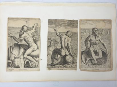 Philippe Galle (1537-1612). 12 estampes de...