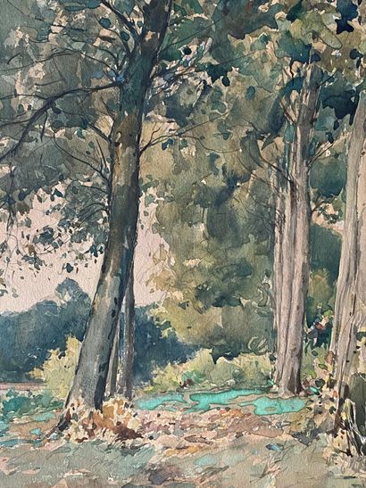 PAUL-ÉMILE LECOMTE (1877-1950) Peintre officiel...