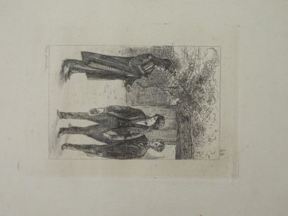 IMPRIMERIE QUANTIN: Eight engravings including...