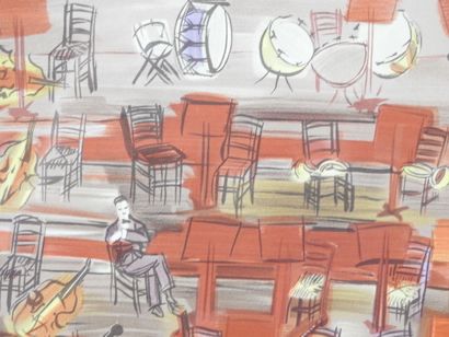 Raoul DUFY (1877-1953), after. The Orchestra....