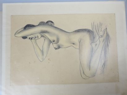 ALBUM comprenant environ 25 gravures, dessins...