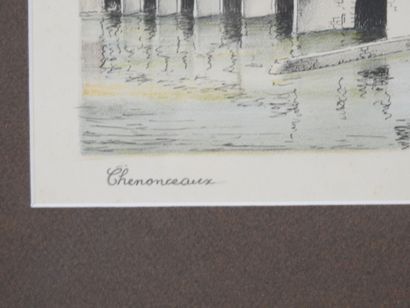 BARDAY (XXth). Chenonceaux - Senlis, the...