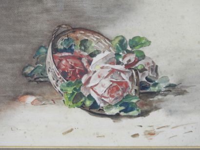 20th century FRENCH school. Still life with...