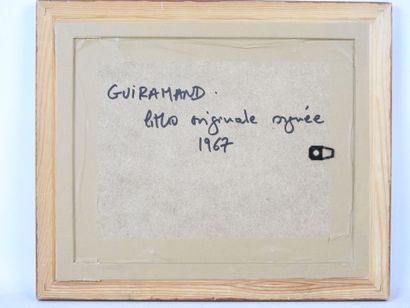 Paul GUIRAMAND (1926-2007). Composition with...