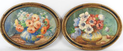 Paul de LAPPARENT (1869- ?). Bunch of flowers....