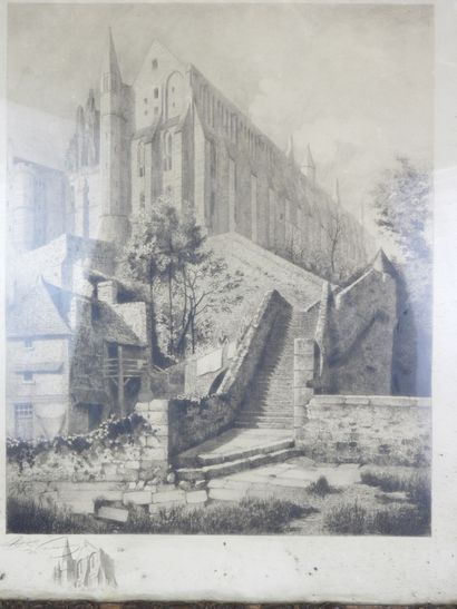 Henri-Léon VOISIN (1861-1930): Mont Saint-Michel....