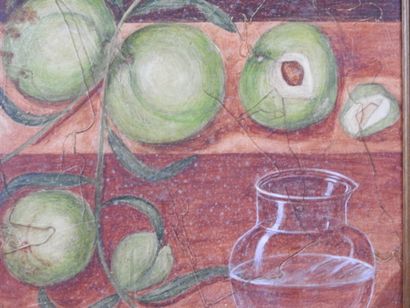 20th century FRENCH school. Still life with...