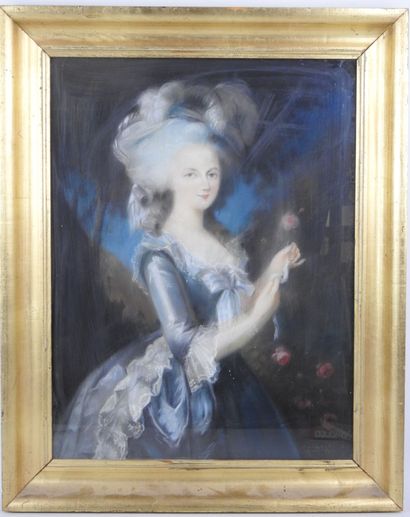 Zoé LAIGNEAU (1885-1965). Portrait of Marie-Antoinette...