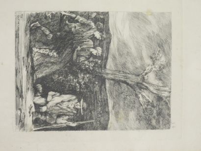 IMPRIMERIE QUANTIN: Eight engravings including...
