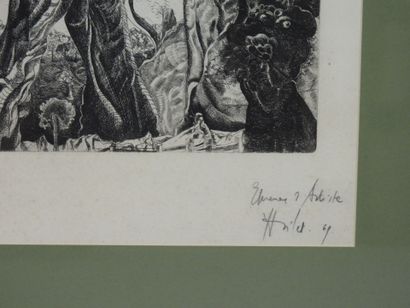 Yves MILET-DESFOUGÈRES (1934-2022) : Paysage...