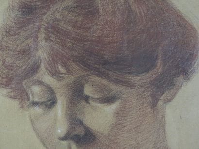 Ecole FRANCAISE du XXème siècle : Portrait...