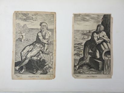 Philippe Galle (1537-1612). 12 estampes de...