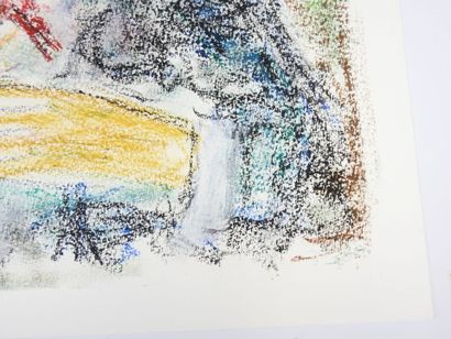 Roland CHANCO (1914-2017): Clown à la Fleur....