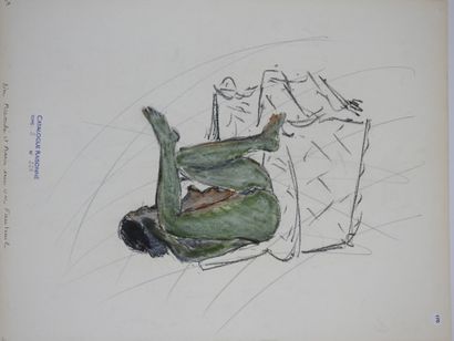 Roland CHANCO (1914-2017): Nu Accoudé et...