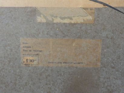 GOURJON (XX-XXIe) : Paysage. Pastel. Signé...