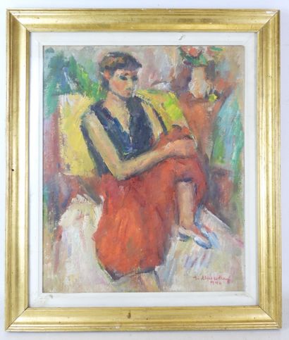 Ion MUSCELEANU (1903-1997) : Jeune femme...