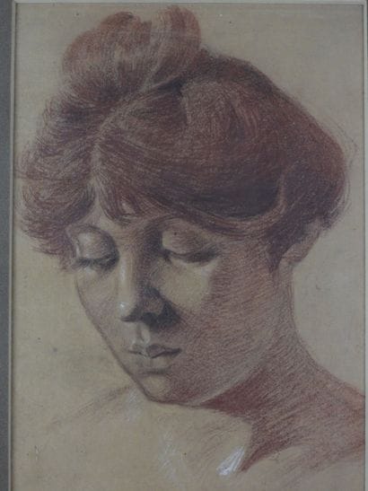 Ecole FRANCAISE du XXème siècle : Portrait...