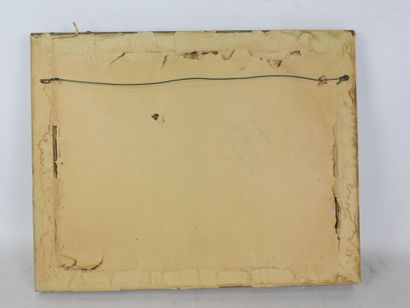 PHOTOGRAPHIE d'ENFANTS. 39 x 47,5 cm. Usures...