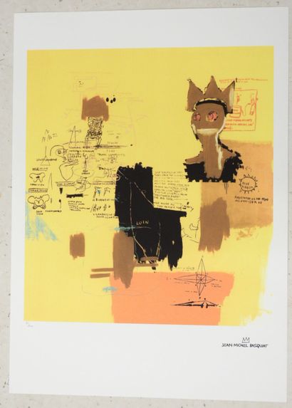 Jean-Michel BASQUIAT (1960 - 1988) d'après....