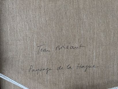 JEAN BREANT: Paysage de la Hague. Oil on...