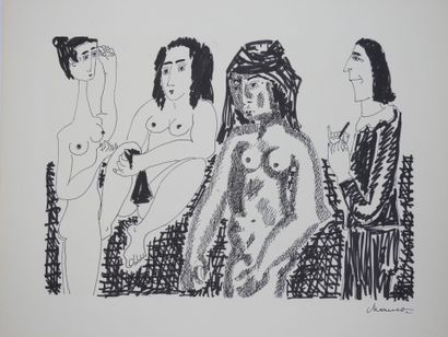 Roland CHANCO (1914-2017): Femme au Turban....
