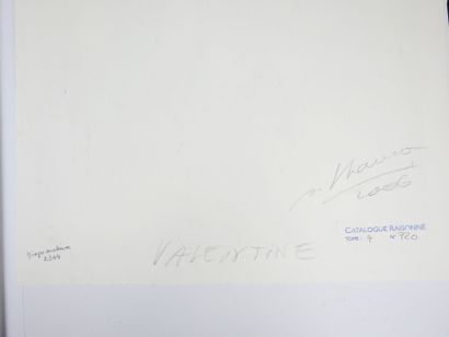 Roland CHANCO (1914-2017): Valentine. Dessin...